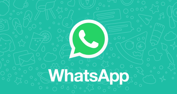 Foto botón con el nombre de WhatsApp y su logo verde y blanco.