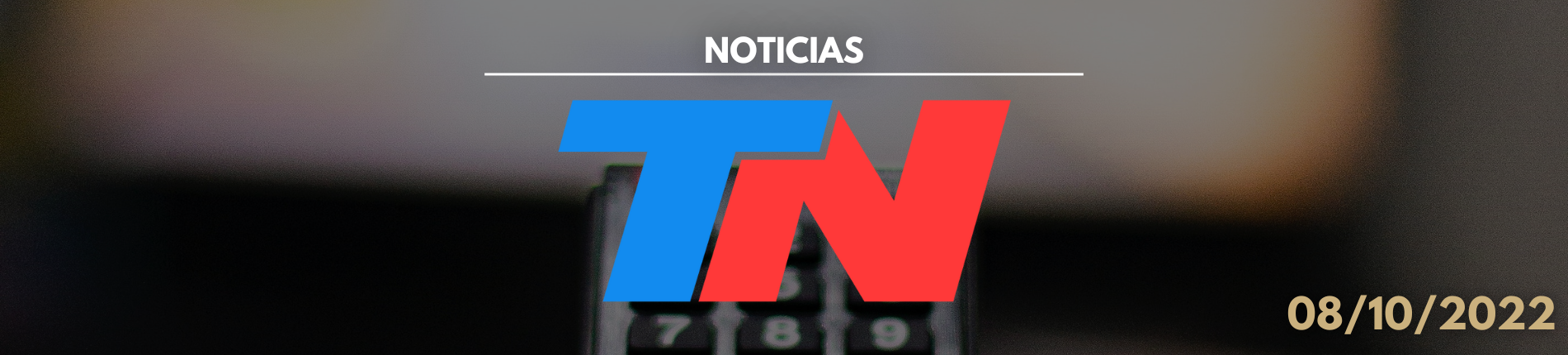 Foto con la palabra NOTICIAS, el logo del diario TN y la fecha 08/10/2022.